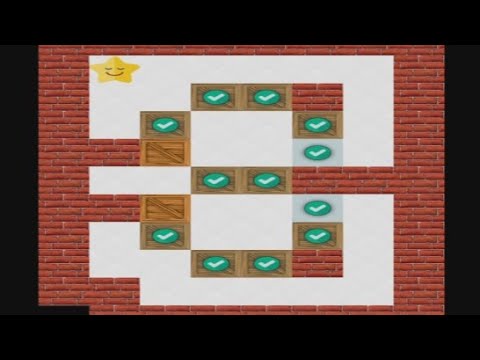Видео: Три интересных уровня в Сокобан