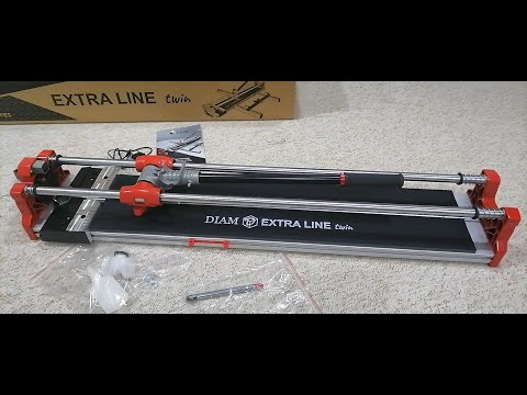 Видео: плиткорез DIAM Extra Line twin 850L