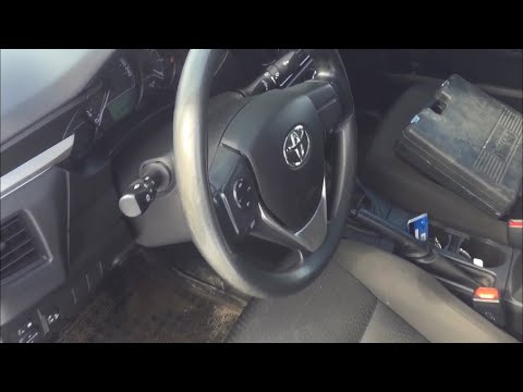 Видео: Комплект для перетяжки салона от AS-INTER для Toyota Corola 160. День#2 Снятие руля и перетяжка