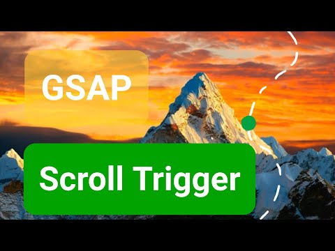 Видео: Анимация на скролл с помощью #js #gsap . #scrolltrigger . Text animation in #html #css #js