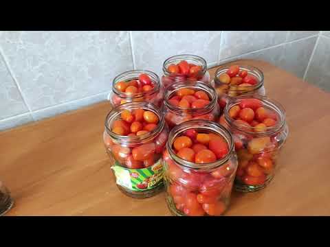 Видео: засолка 🍅 помидор черри, простой и лёгкий способ
