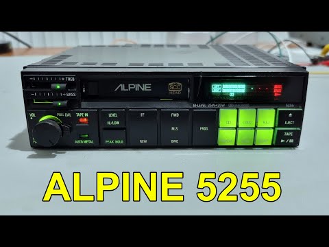 Видео: Автомобильный кассетный плеер Alpine 5255 1980-х годов