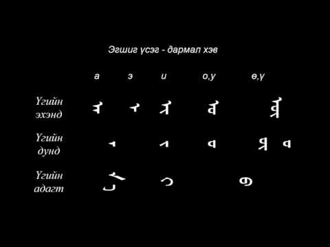 Видео: Монгол бичгийн хичээл №40 Бичмэл, дармал хэвийн онцлог