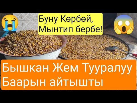 Видео: Бышкан жем тууралуу Чындык билинди!