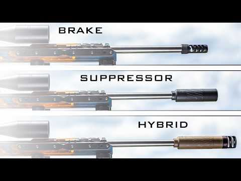 Видео: Дульный тормоз, глушитель или гибрид: что лучше для точной стрельбы? | Видео Silencershop 3
