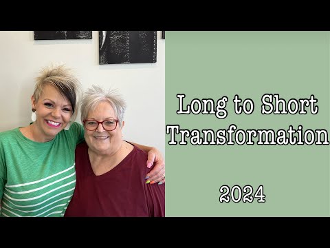 Видео: Прически от длинных до коротких: преображение в стиле пикси для женщин старше 60 лет