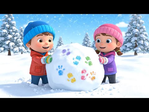 Видео: Джек и Джилл лепят снеговика ⛄