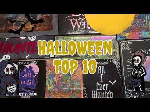 Видео: Мои ТОП-10 палитр для Хэллоуина всех времен