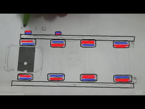 Видео: Расположение магнитов и катушек.
