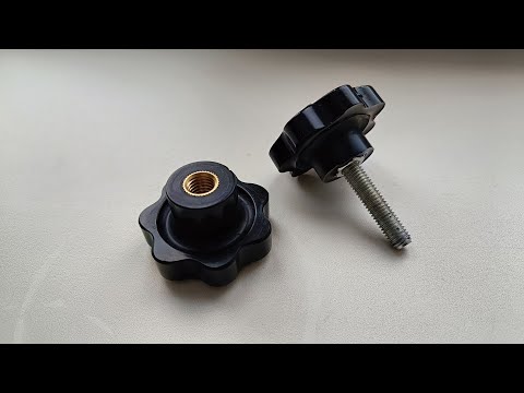 Видео: Гайка-барашек из жидкого пластика