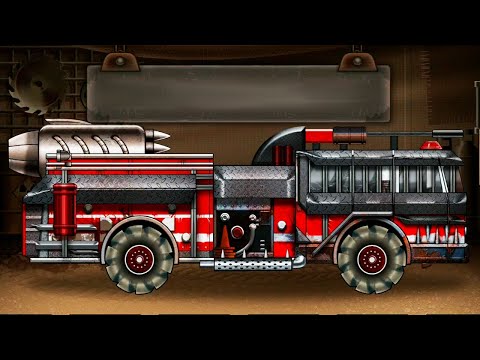 Видео: ЭТАП 8 ПОЖАРНАЯ МАШИНА ZOMBIE Hill Racing прохождение игры про машины против зомби на андроид.