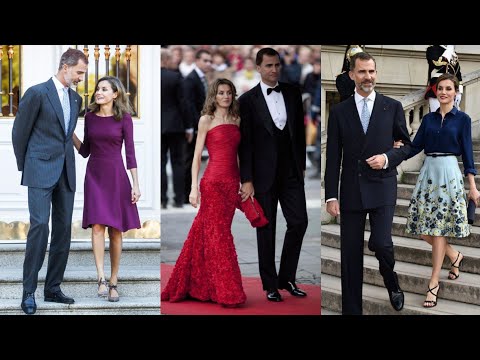 Видео: Очень красивая и стильная королева Испании Летиция. Мода и стиль/Испанская королевская семья/Биог...