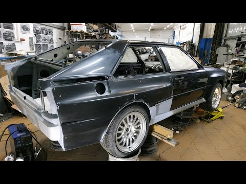 Видео: Audi Sport quattro LW "Satura" - Завершаем силовую обвязку кузова.