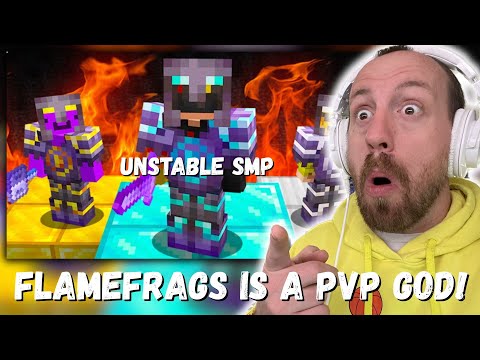 Видео: FLAMEFRAGS — БОГ PVP! Доминирует в самом смертоносном PVP-турнире Minecraft (НЕСТАБИЛЬНАЯ РЕАКЦИЯ...