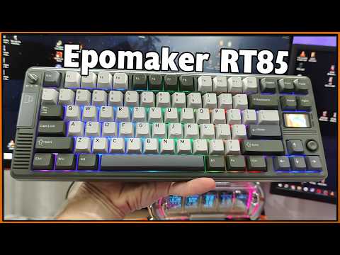 Видео: Лучшая клава 2025 года?! Супер тайпинг, джойстик и экранчик в Epomaker RT85 #Epomaker #клавиатура