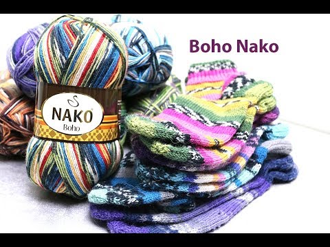 Видео: 🧦Boho Nako пряжа.