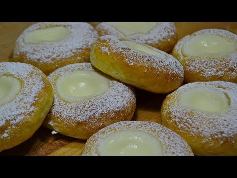 Видео: БУЛОЧКИ Сметанники или Ватрушки со Сметанным Кремом | Buns with sour cream