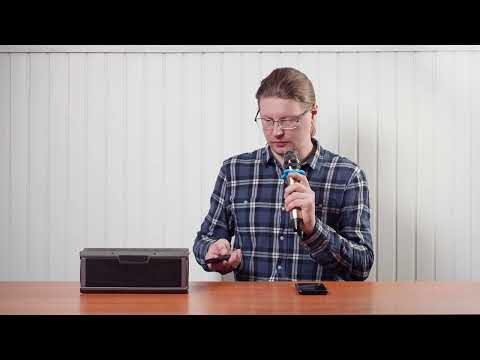 Видео: NOIR-audio K-2 караоке система с двумя беспроводными микрофонами и колонкой мощностью 120 ватт