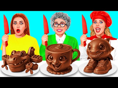 Видео: Кулинарный Челлендж: Я против Бабушки | Смешные Кухонные Моменты от Mega DO Challenge