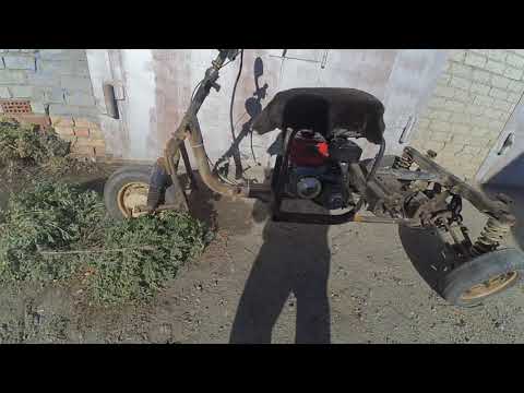 Видео: Муравей с двигателем от мотоблока 6,5 сил и вариатором 2часть.