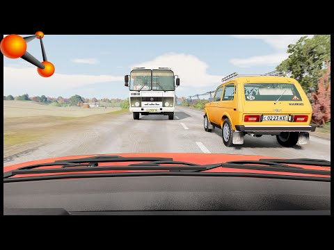 Видео: АВАРИИ На ВИДЕОРЕГИСТРАТОР! - BeamNg Drive
