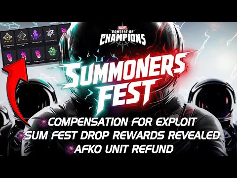 Видео: Возврат юнитов AFKO | Компенсация за эксплойты | Раскрыты награды за выпадение предметов на фести...