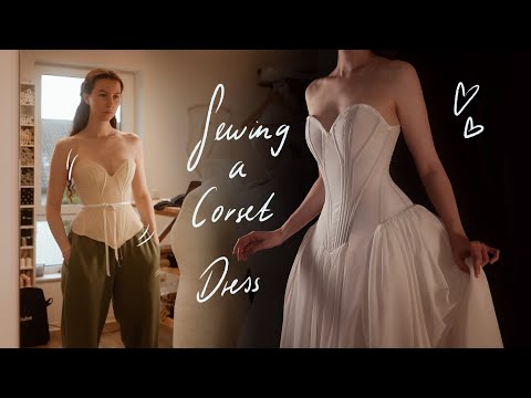 Видео: Изготовление платья-корсета. Платье наизнанку