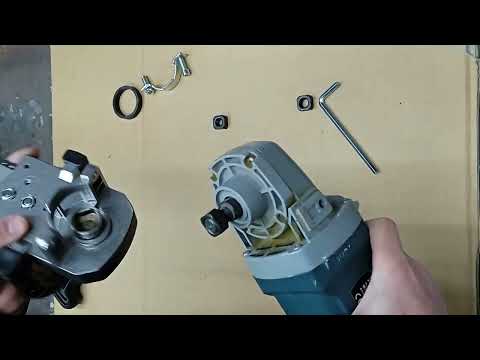 Видео: Цепная пила - насадка на болгарку.