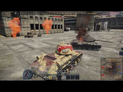 Видео: War Thunder. 18 фрагов на Т- 34 - 85.✌️