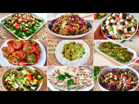 Видео: 9 ВИДОВ РЕЦЕПТОВ САЛАТОВ И ЗАКУСОК / ВКУСНЫЕ И ПРАКТИЧНЫЕ ВИДЫ ЗАКУСОК И САЛАТОВ