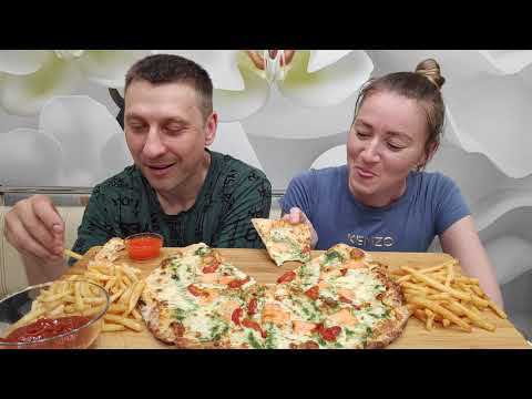 Видео: МУКБАНГ ПИЦЦА И КАРТОШКА ФРИ | MUKBANG PIZZA AND FRENCH FRIES #mukbang #мукбанг