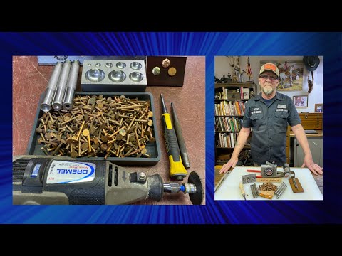 Видео: Настоящее волшебство медных заклёпок с потрясающими заклёпками и заусенцами от Виктора Джорджа! #...