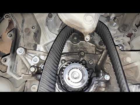 Видео: Hyundai Santa Fe V6 замена ремня грм