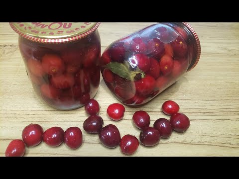 Видео: Маринована ЧЕРЕШНЯ смачна та пікантна закуска на зиму🍒 @Улюблені домашні страви