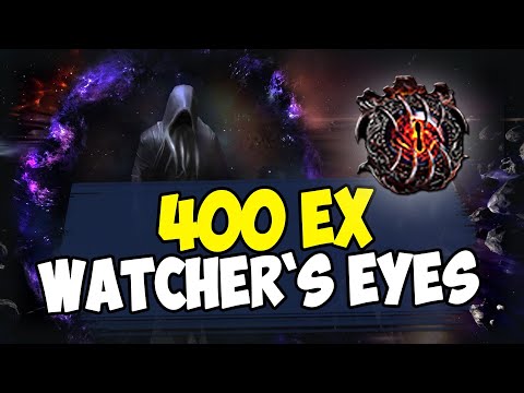 Видео: Гамблинг/Gambling глаз из элдера на 400 экзов. 400 EX Watcher Eye`s. Профитный ли фарм убера?