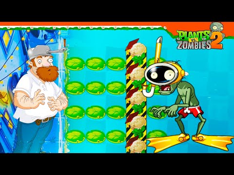 Видео: 😨 НОВАЯ ЛОКАЦИЯ! ЗАТОПЛЕННЫЙ ГОРОД! 🍀 Plants Vs Zombies 2 (Растения против Зомби 2) Прохождение