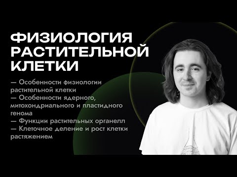 Видео: Физиология растительной клетки