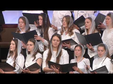 Видео: "На высотах высот и глубинах морских" - Хор