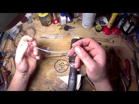 Видео: всечка на рукояти ножа!!!