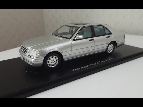 Видео: Mercedes S500 W140 масштабная модель Spark и цинковая чума