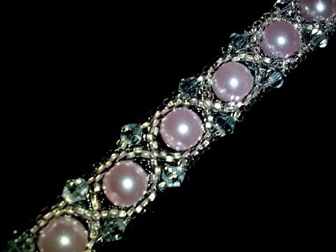 Видео: Браслет из бисера, бусин и биконусов. Мастер-класс. DIY