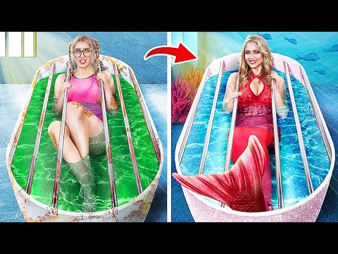 Видео: Из ботанши в русалку в тюрьме! Кукла Чаки в реальной жизни! Экстремальное преображение