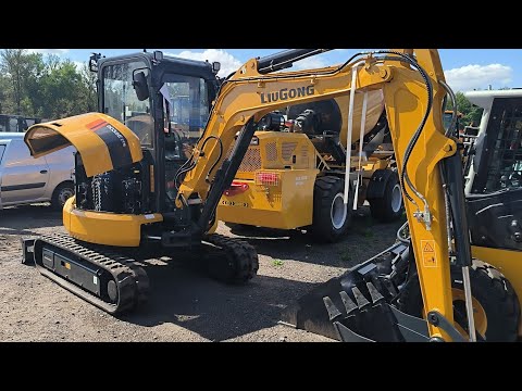 Видео: Обзор на мини-экскаватора LiuGong CLG9035Fzts