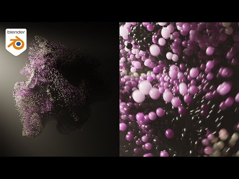 Видео: 10-минутный урок — цикл анимации потока частиц в Blender (узлы геометрии)