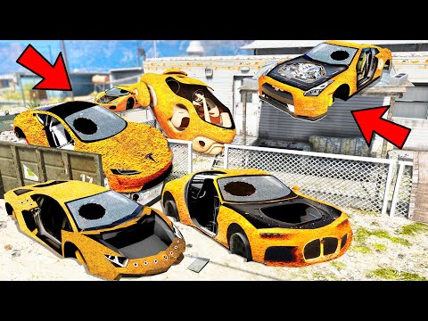 Видео: ЗАТРОЛЛИЛ YURACH И ПОСТАВИЛ ЗАБРОШЕННЫЕ РЖАВЫЕ ТАЧКИ! БИТВА АВТОУГОНЩИКОВ В ГТА 5 ОНЛАЙН!