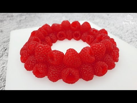 Видео: 🍓 МАРМЕЛАДНЫЙ ВЕНОК ИЗ МАЛИНЫ 🍓 Простой декор для торта. Рецепт мармелада на агар-агаре для молдов