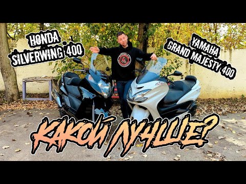 Видео: Honda Silverwing 400 vs Yamaha Grand Majesty 400. Какой лучше?