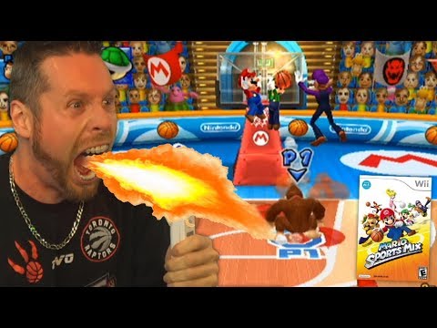 Видео: Mario Sports Mix и баскетбольная ярость
