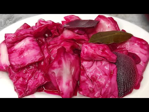 Видео: Маринованная капуста  "ПЕЛЮСТКА" со свеклой. Капуста БЫСТРОГО ПРИГОТОВЛЕНИЯ!