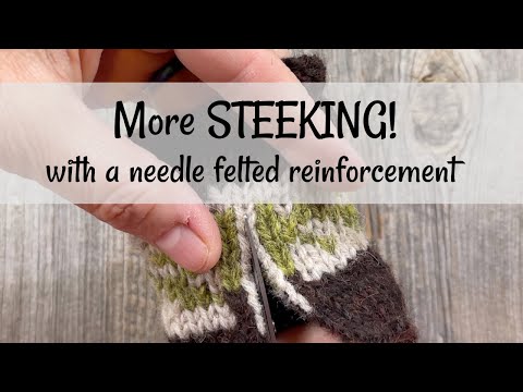 Видео: Вырезать стебель с помощью игольчатого валяного армирования